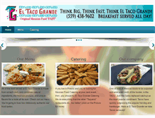 Tablet Screenshot of eltacogrande.net